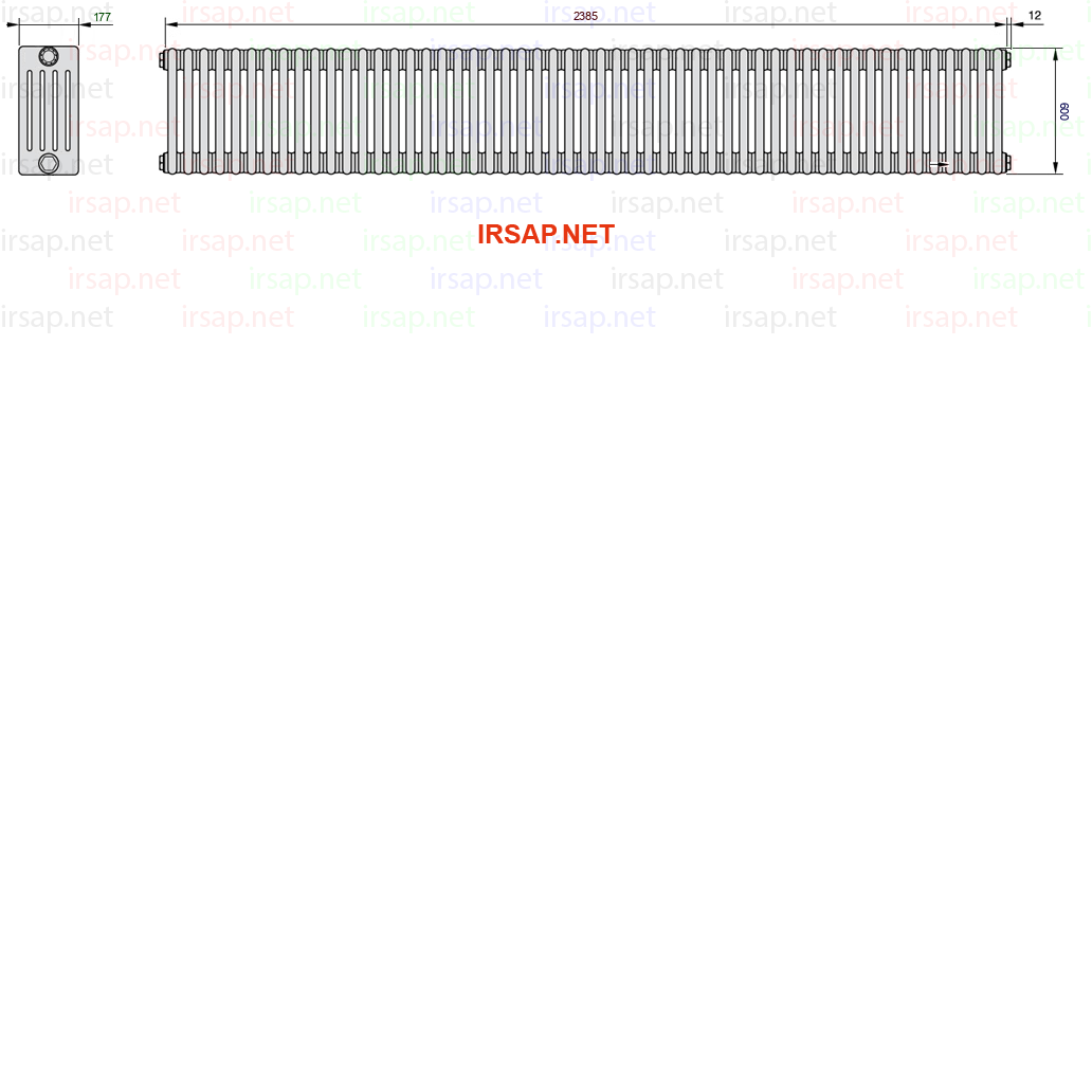 Радиатор IRSAP Tesi 50600/53 T14 CL 01